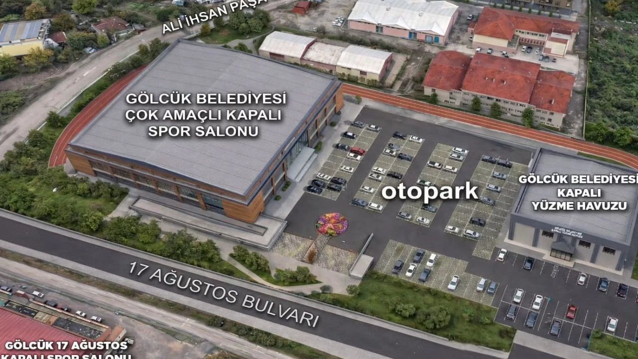 Gölcük'te 12 bin 500 metrekarelik alana Çok Amaçlı Kapalı Spor Kompleksi ve 5 Kulvarlı Kapalı Yüzme Havuzu inşa edilecek