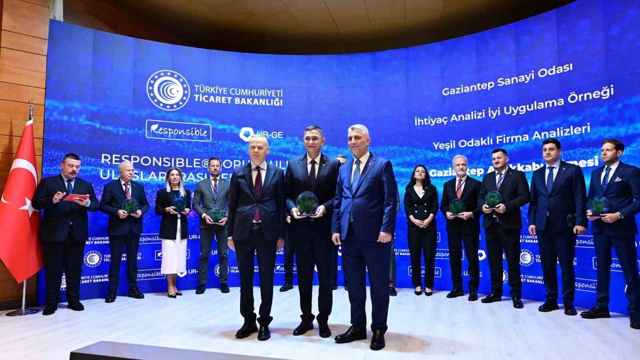 GSO'ya Ticaret Bakanlığı'ndan UR-GE İyi Uygulama Ödülü