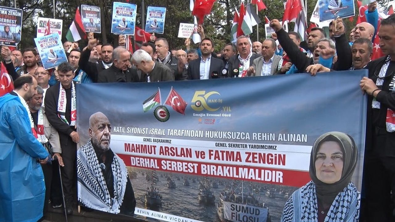 HAK-İŞ: Genel Başkan Mahmut Arslan ve Fatma Zengin derhal serbest bırakılmalı