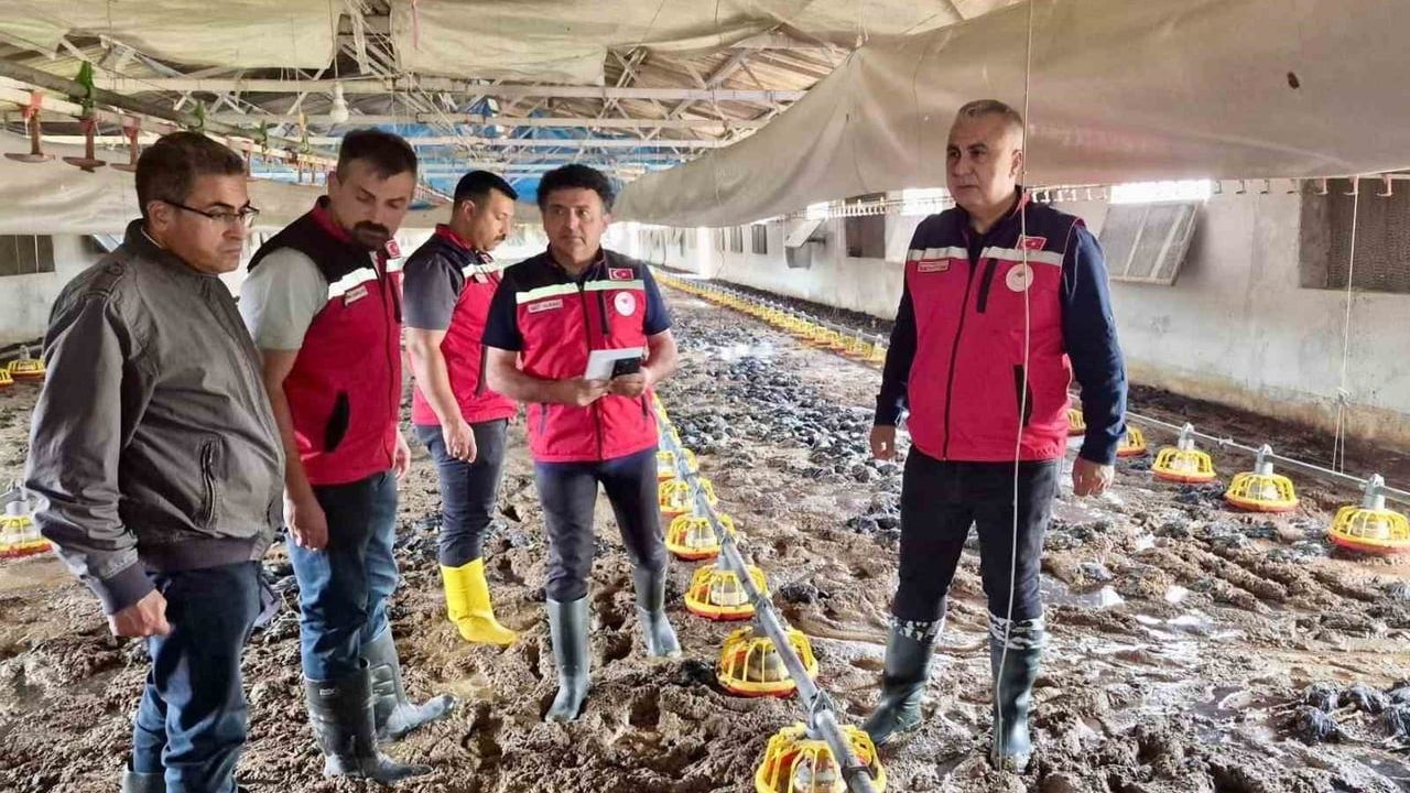 Hatay'da su baskını hasar tespit çalışmaları sürüyor