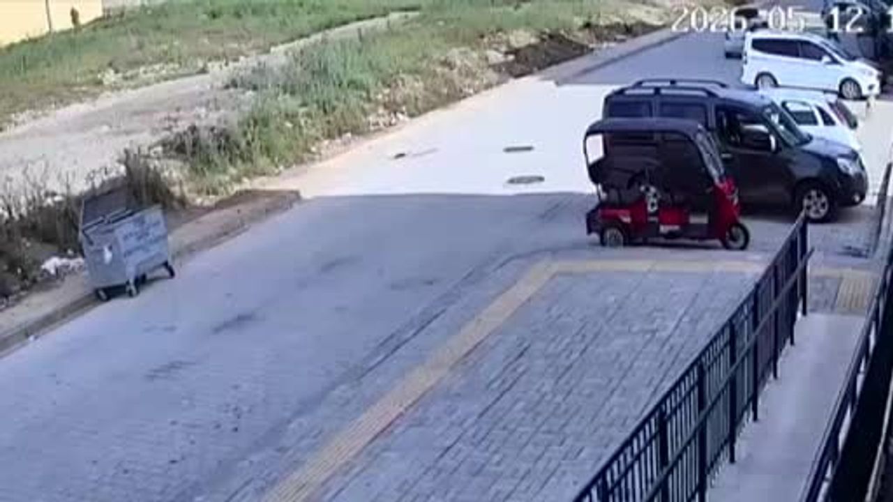 Hatay Erzin'de 7 yaşındaki çocuğun köpek saldırısı güvenlik kamerasına yansıdı