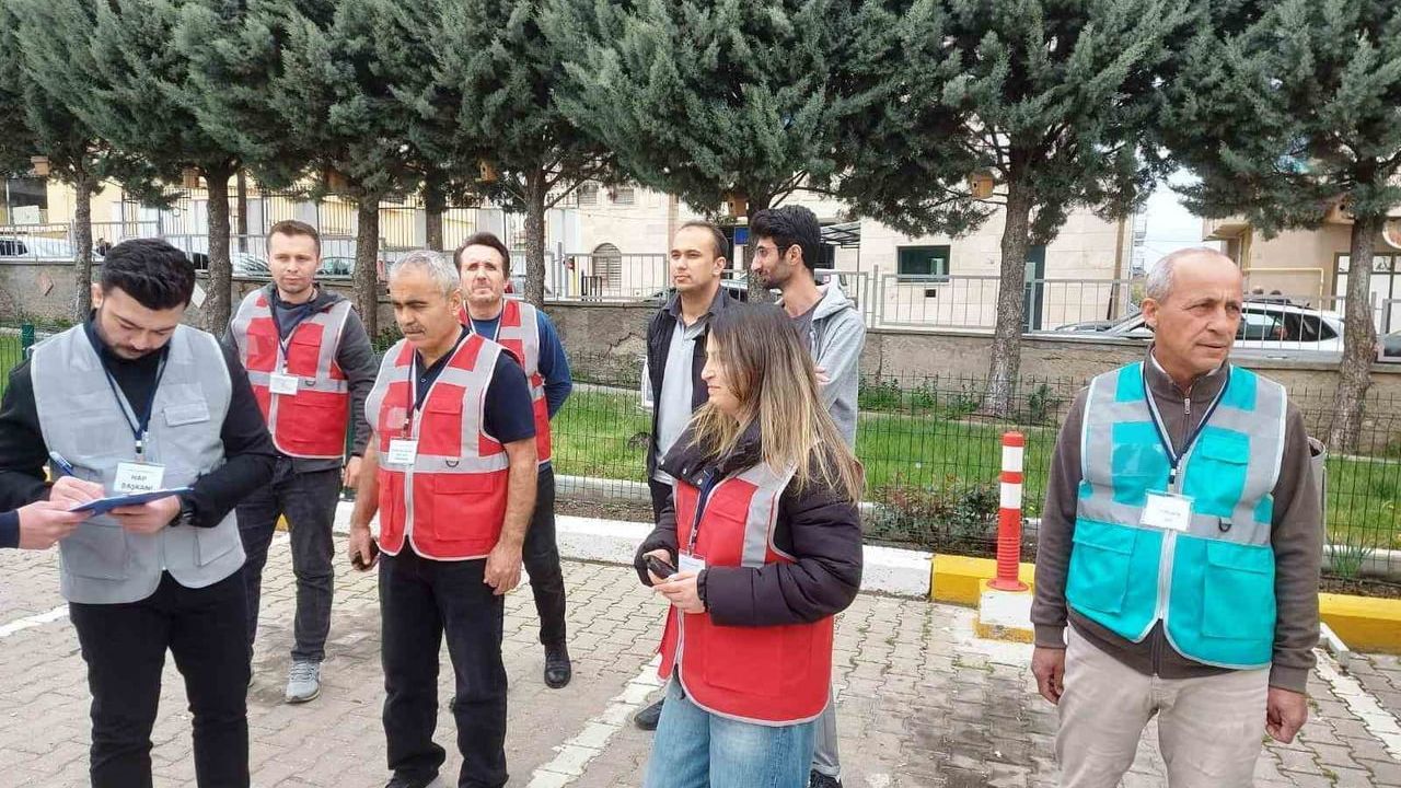 Hisarcık İlçe Devlet Hastanesi'nde HAP kapsamında yangın tatbikatı