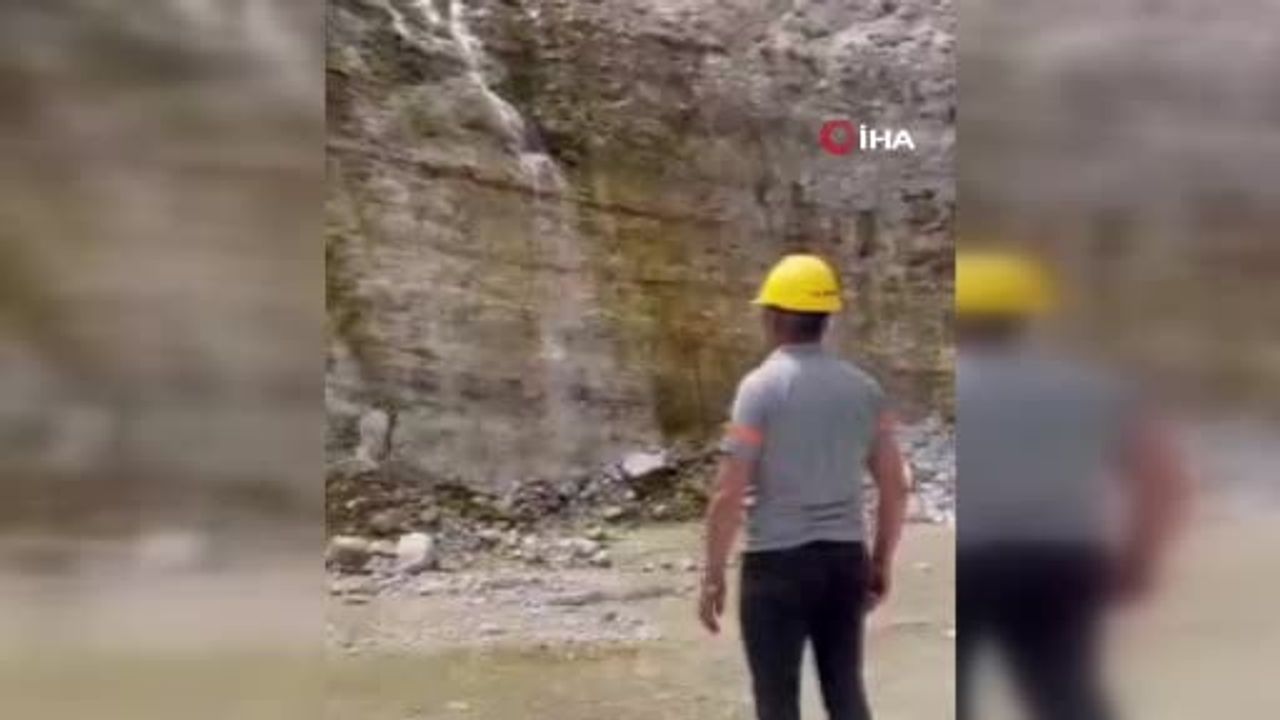 Hisarcık’ta maden sahasında bitkin halde bulunan balık kartalı koruma altına alındı