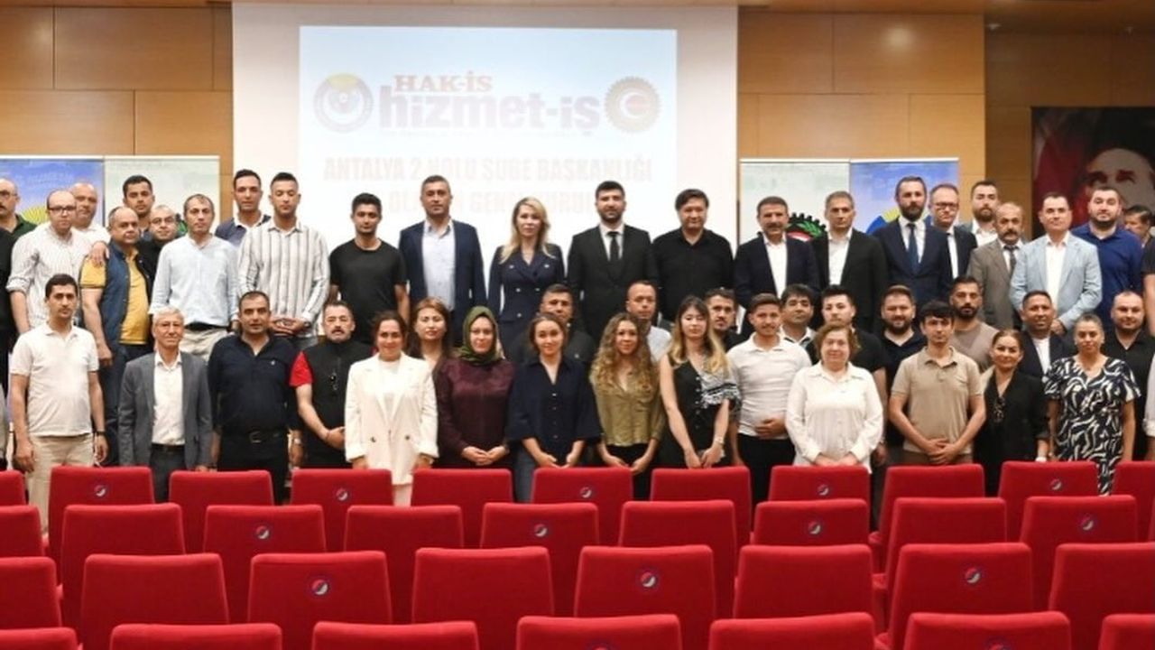 Hizmet-İş Antalya 2 Nolu Şube Başkanlığı’na Harun Ünal seçildi