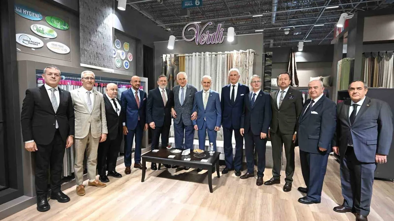 HOMETEX İstanbul’da devam ediyor: İTO Başkanı Avdagiç fuarı 'dünyanın en önemli ev tekstili fuarlarından biri' olarak nitelendirdi