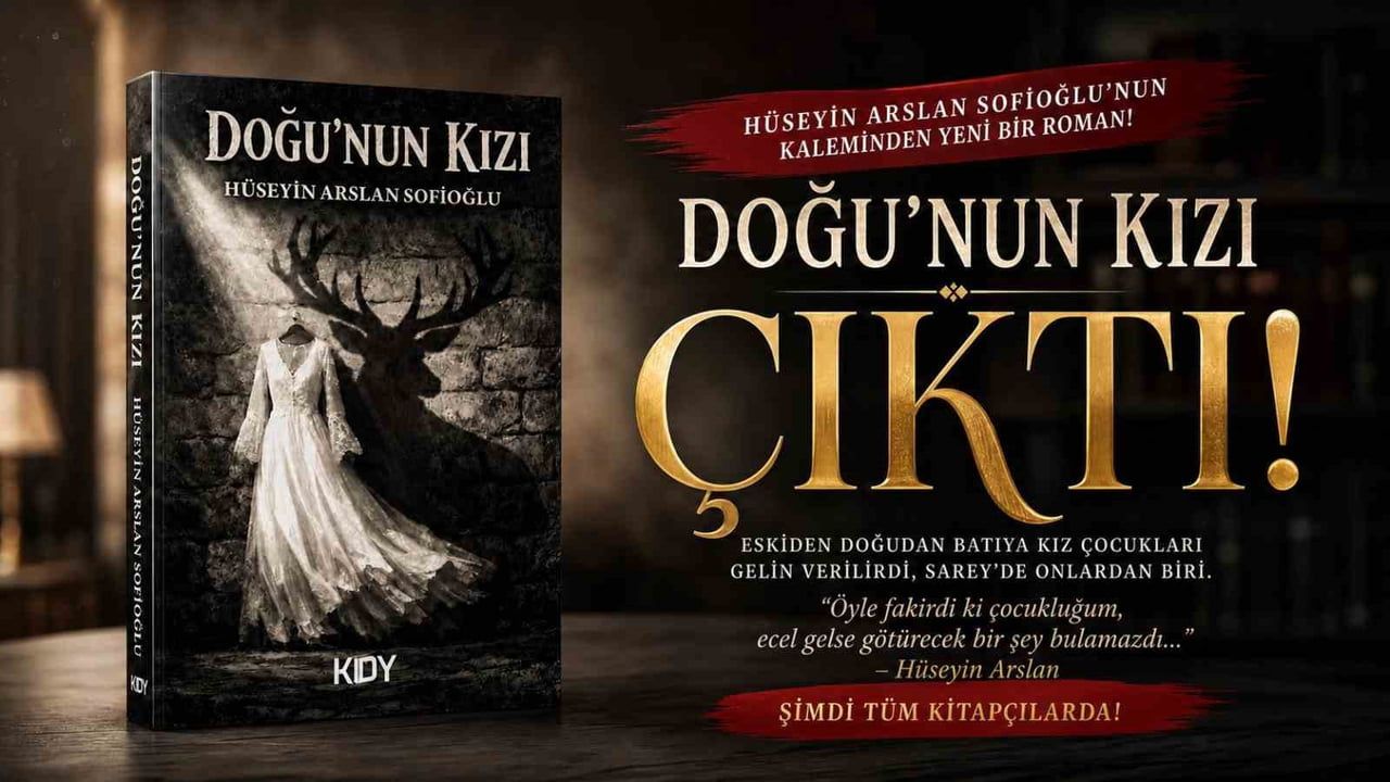 Hüseyin Arslan’ın 'Doğunun Kızı' yayımlandı: Çocuk gelinlik ve yoksulluğun edebi röntgeni