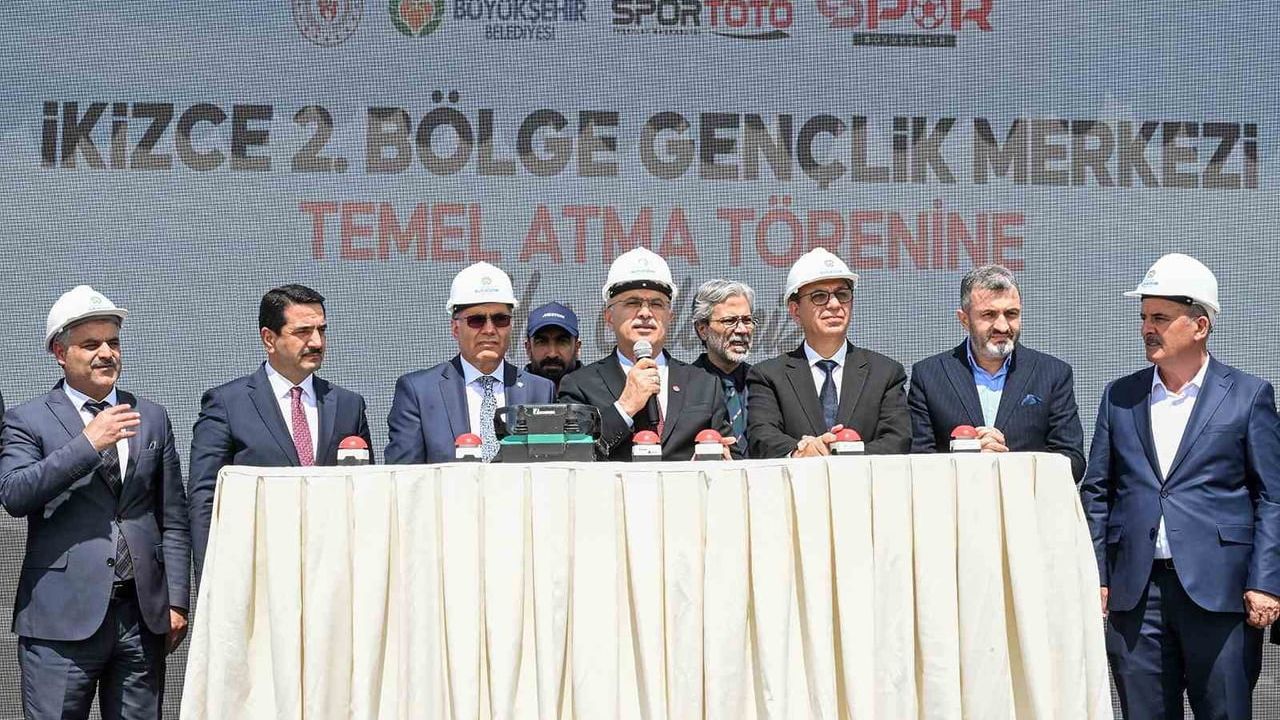 İkizce 2. Bölge Gençlik Merkezi'nin temeli atıldı
