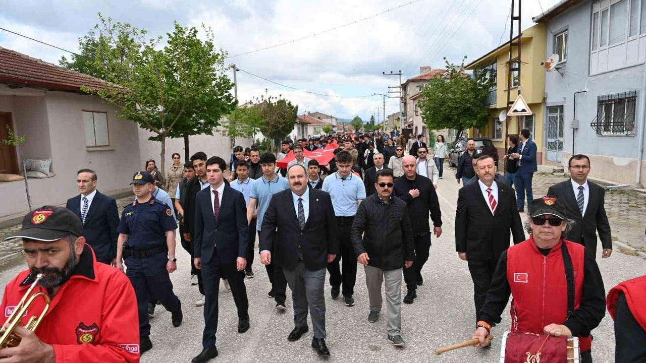 İnönü'de 19 Mayıs'ta 107’inci Yıl Gençlik Yürüyüşü gerçekleştirildi
