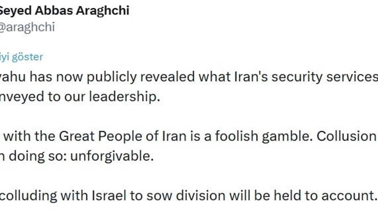 İran'dan Netanyahu'nun gizli BAE ziyaretine sert tepki