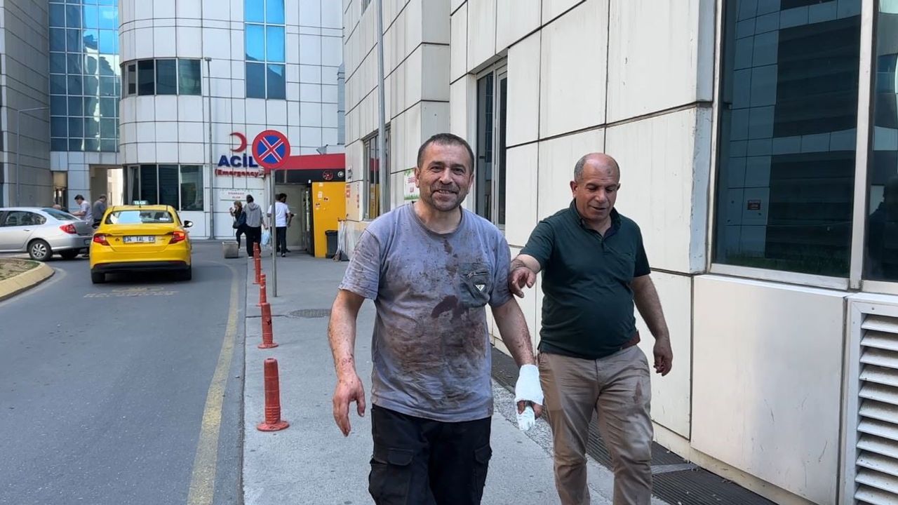 İstanbul'da kurban kesimi sırasında elini kesen acemi kasap hastaneye başvurdu