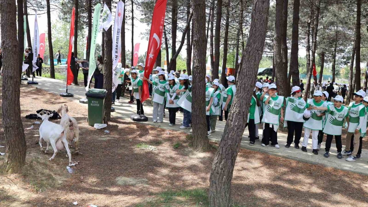 İstanbul'da 'Orman Benim' etkinliğinde 2 bin 250 kişi 3 bin 850 kg atık topladı