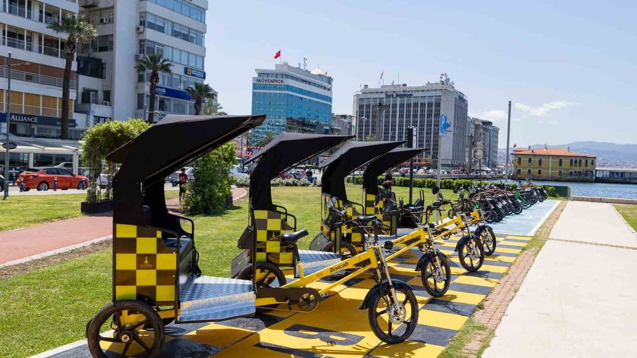 İzmir'de Bisicab'lerle Sürdürülebilir Kent İçi Ulaşım: Alsancak–Konak Pilot Hattı Başlıyor