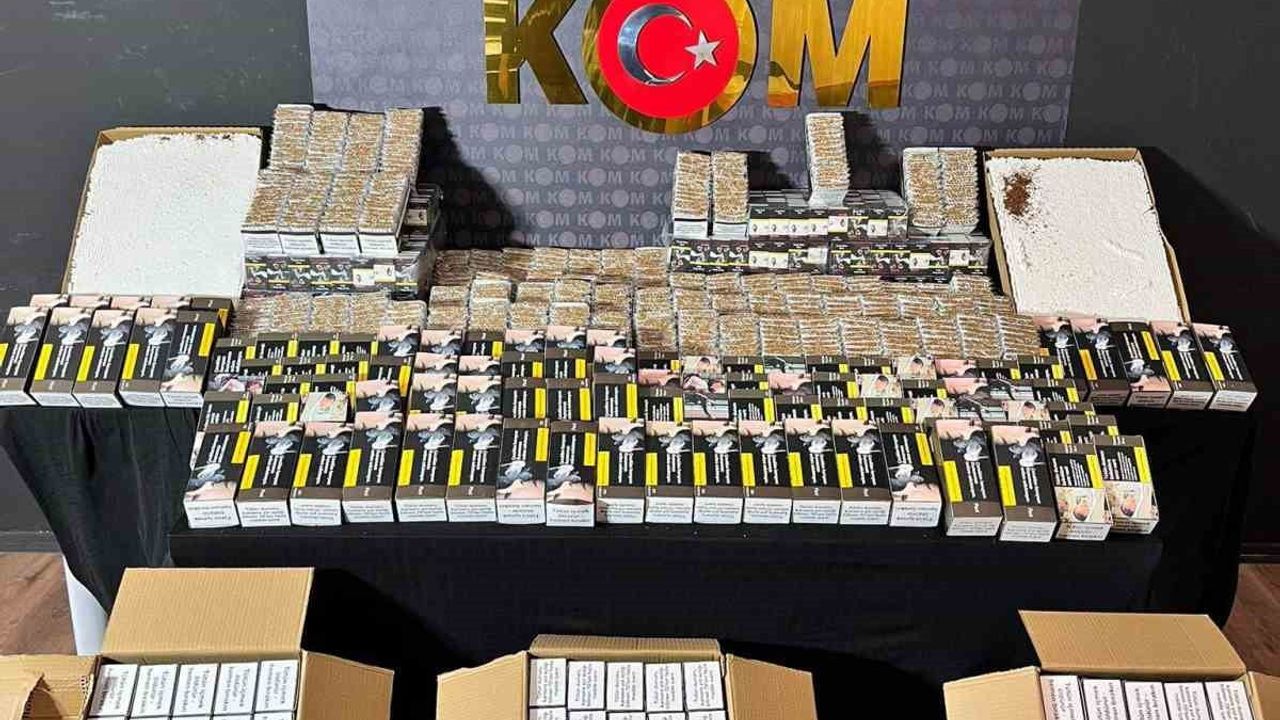 Kahramanmaraş'ta uyuşturucu operasyonu: 2 tutuklama, binlerce makaron ele geçirildi