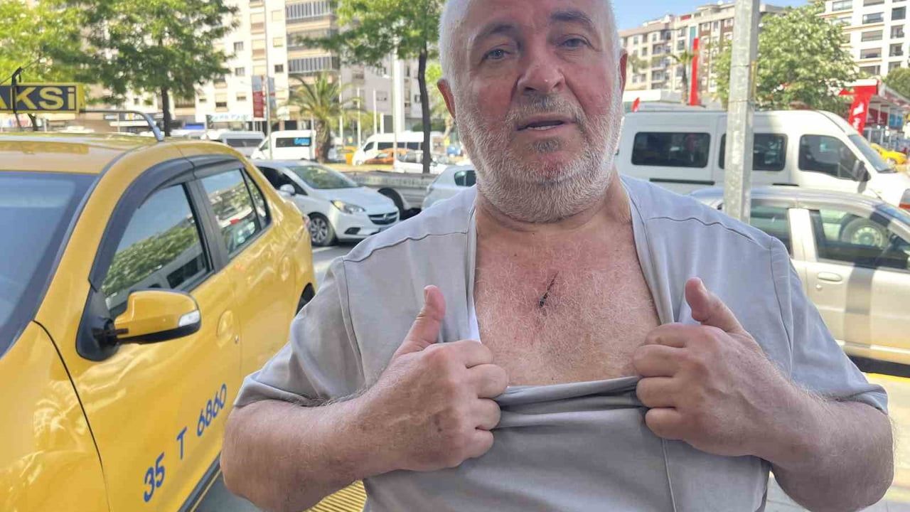 Karabağlar'da bıçaklı gasp girişimi: Taksi şoförü Çetin Bulut yaşadıklarını anlattı