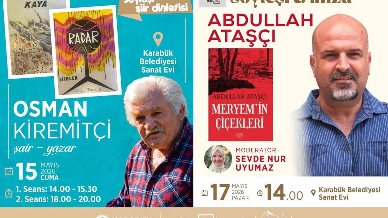 Karabük Belediyesi Kültür-Sanat Programında Osman Kiremitçi ve Abdullah Ataşçı