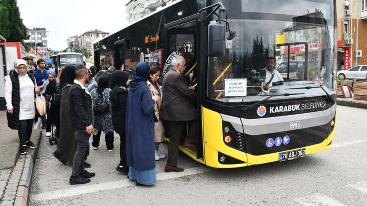 Karabük'te 65 yaş altı ücretsiz ulaşım hizmeti 1 Haziran 2026'da sonlandırılacak