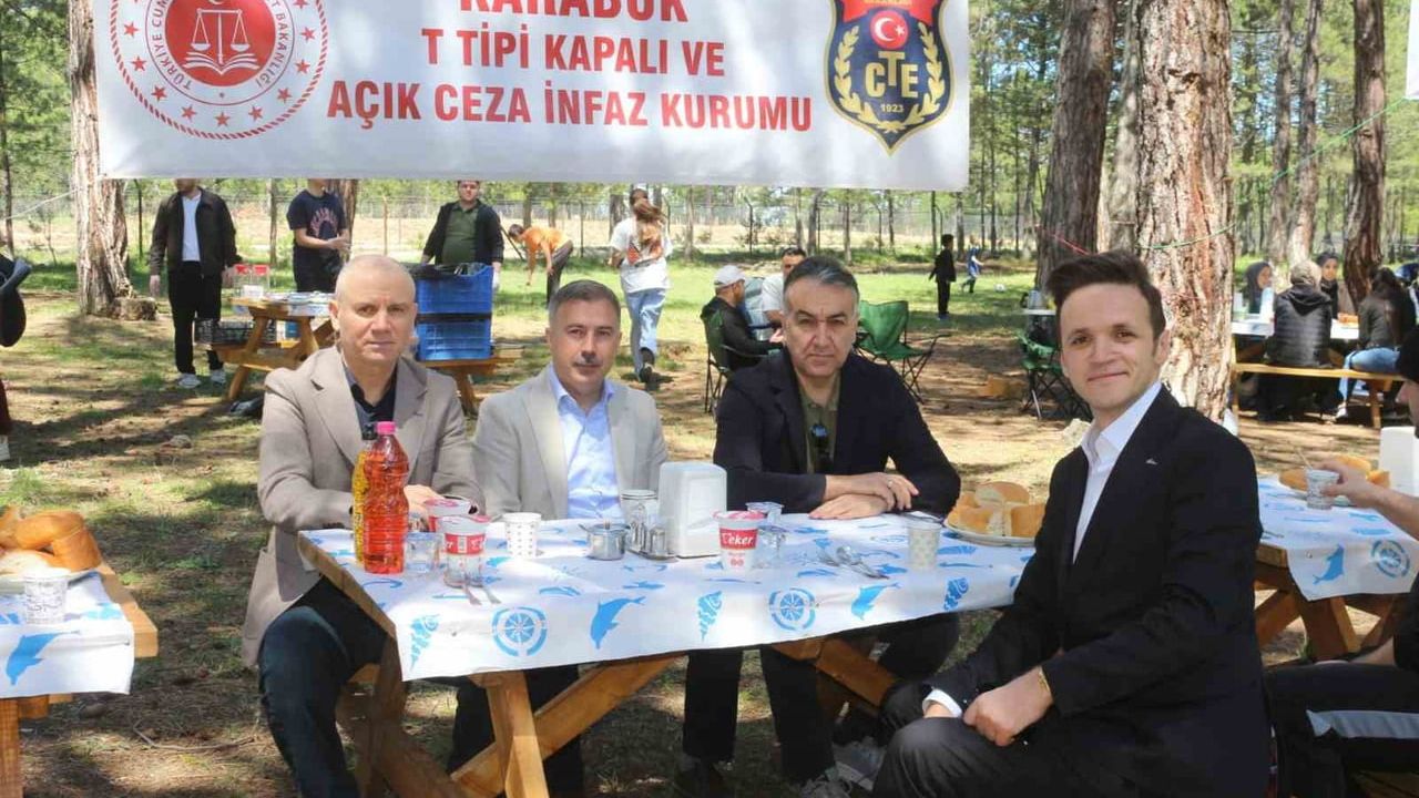 Karabük’te ceza infaz personeli ve aileleri 6 Haziran etkinliğinde piknikte buluştu