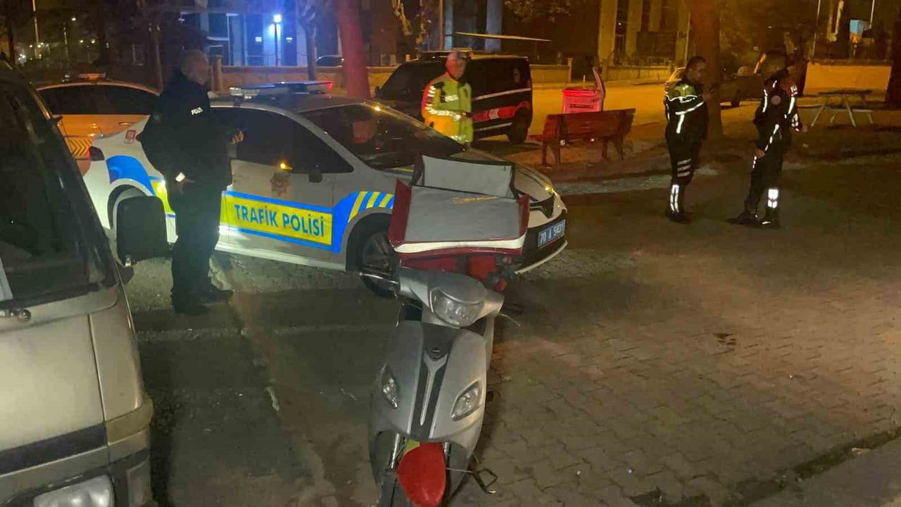 Karaman'da polisin 'dur' ihtarına uymayan motosiklet sürücüsüne 319 bin 965 lira ceza