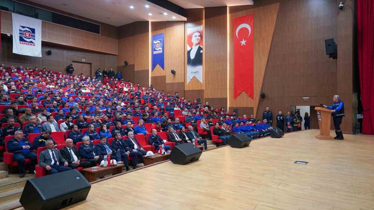 KARDEMİR A.Ş.'de İş Sağlığı ve Güvenliği Haftası: Güvenli çalışma kültürü çalışanlarla güçlendi