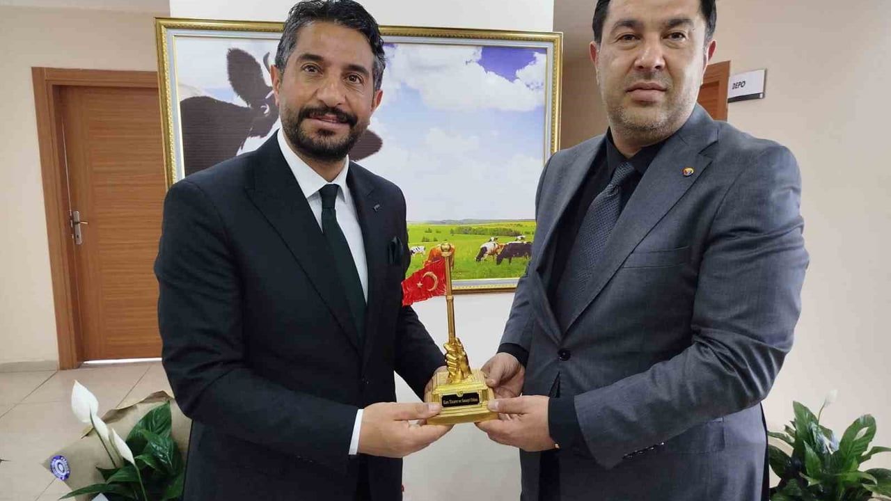 KATSO'dan Eren Alp'e hayırlı olsun ziyareti: Kars'ta hayvancılıkta kurumlar arası iş birliği vurgulandı