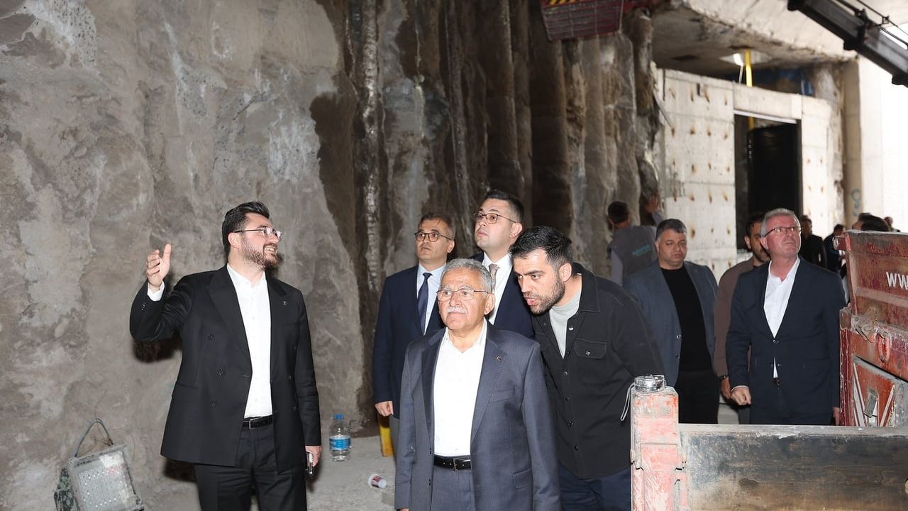 Kayseri'de DSİ-Yeni Sanayi Katlı Kavşak Projesi'nde son durum: Başkan Büyükkılıç saha incelemesi yaptı