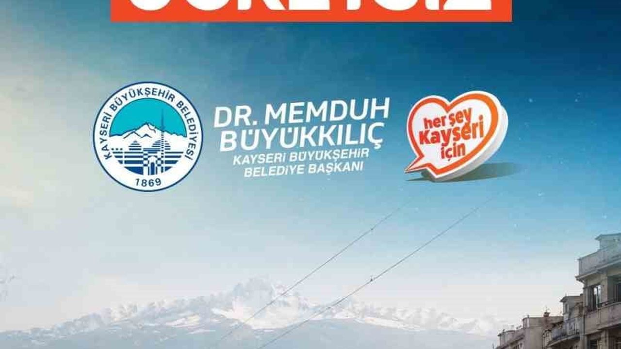 Kayseri'de Kurban Bayramı'nda tramvaylar 27-30 Mayıs ücretsiz