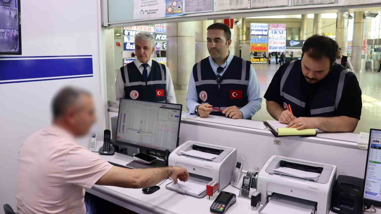 Kayseri Otogarında Kurban Bayramı Öncesi Fiyat Denetimi