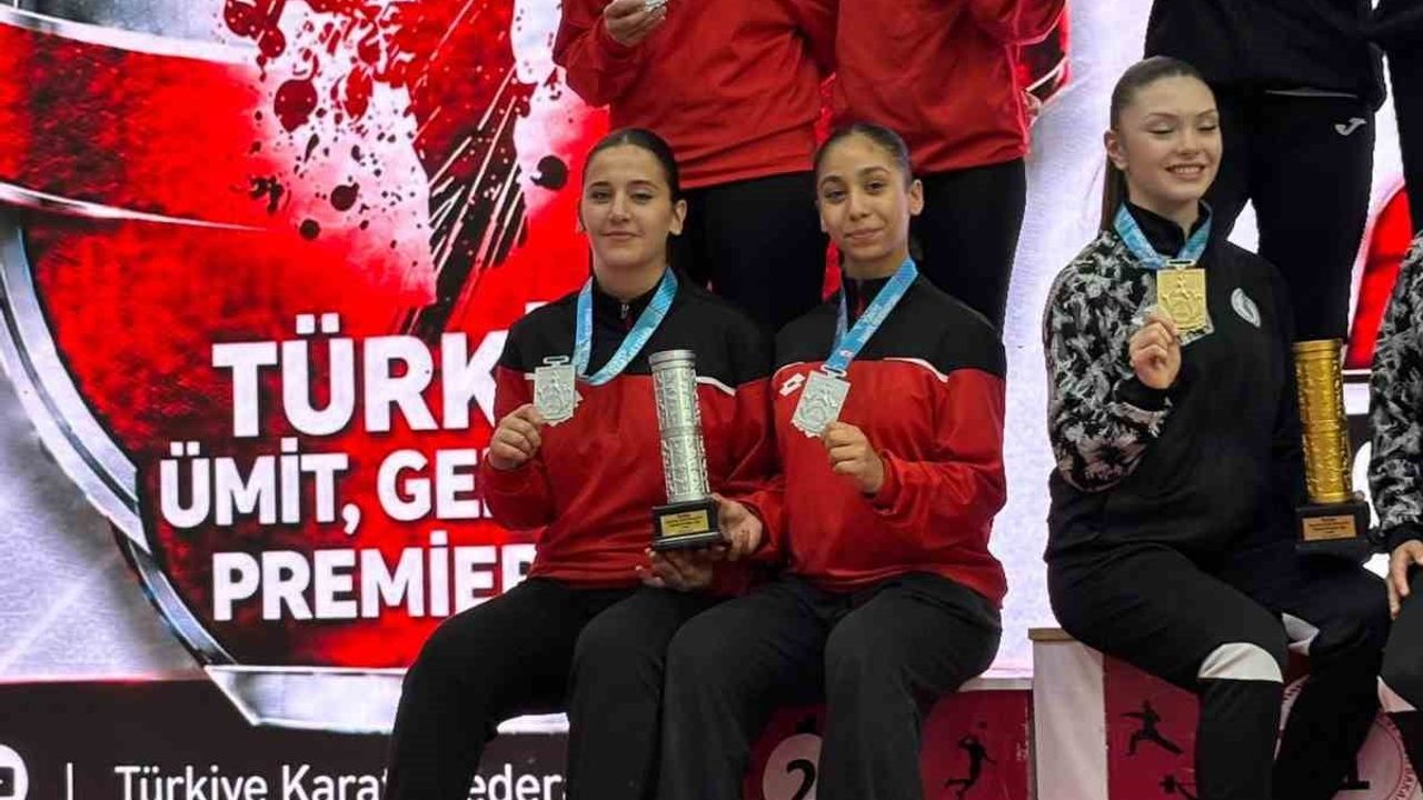 Kayserili karateciler Uşak'ta Türkiye derecelerine imza attı