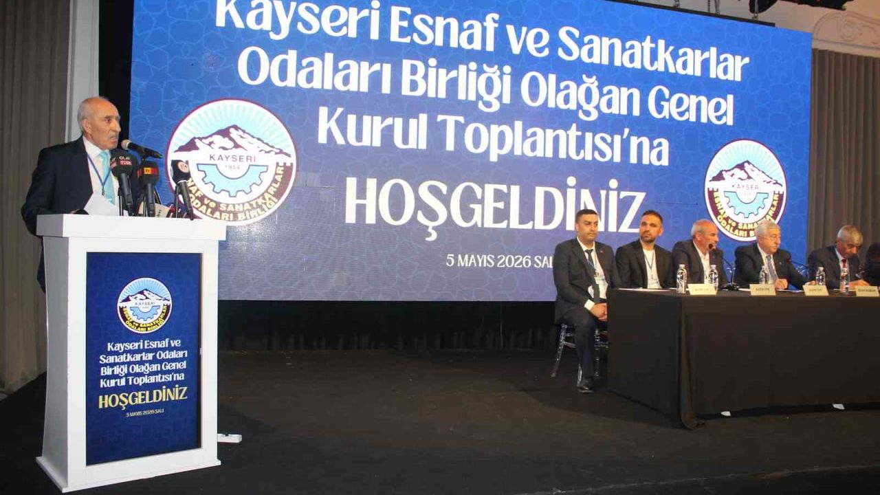 KESOB Genel Kurulu'nda Şeyhi Odakır yeniden başkan seçildi