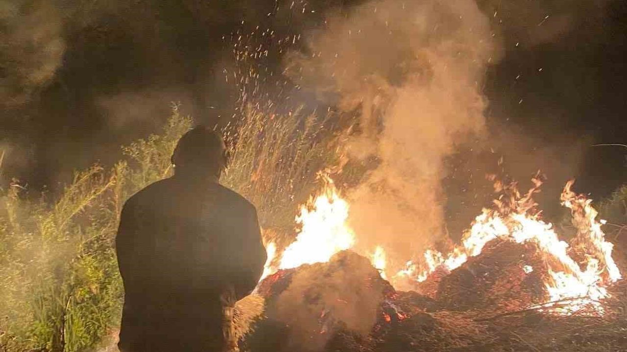 Kırıkhan’da bahçe yangını itfaiyenin hızlı müdahalesiyle kontrol altına alındı
