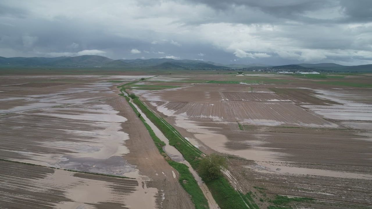Kırşehir Boztepe'de Sel Tarım Arazilerine Zarar Verdi — Hasar Tespiti ve Drone Görüntüleri