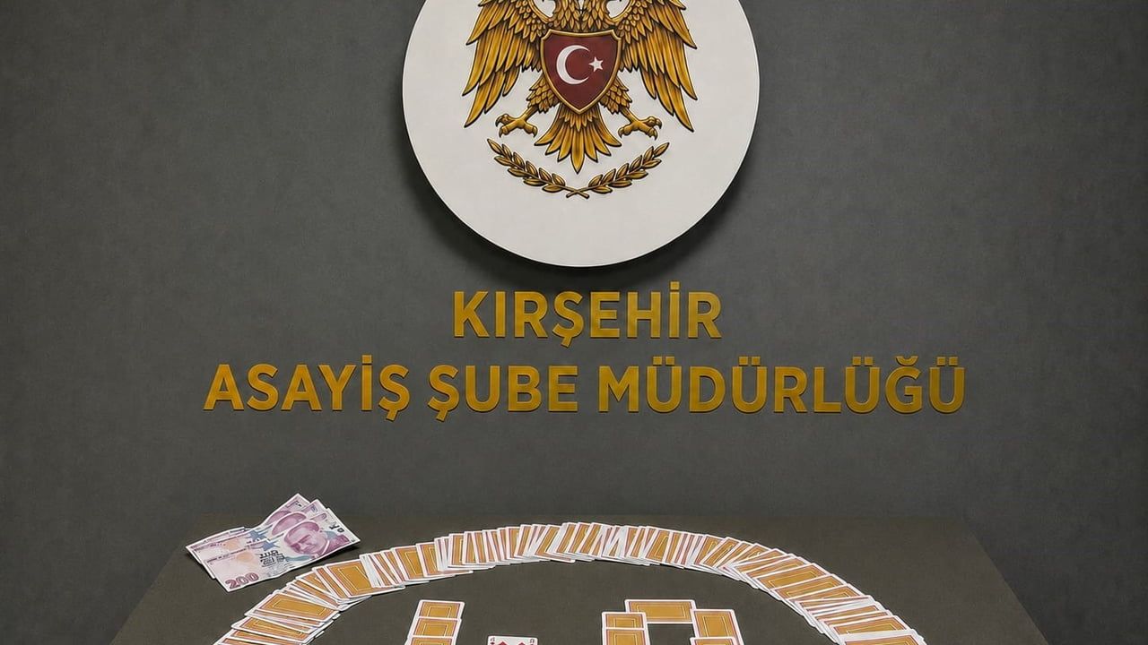 Kırşehir'de kıraathanede kumar operasyonu: 4 kişiye 46 bin 416 TL ceza