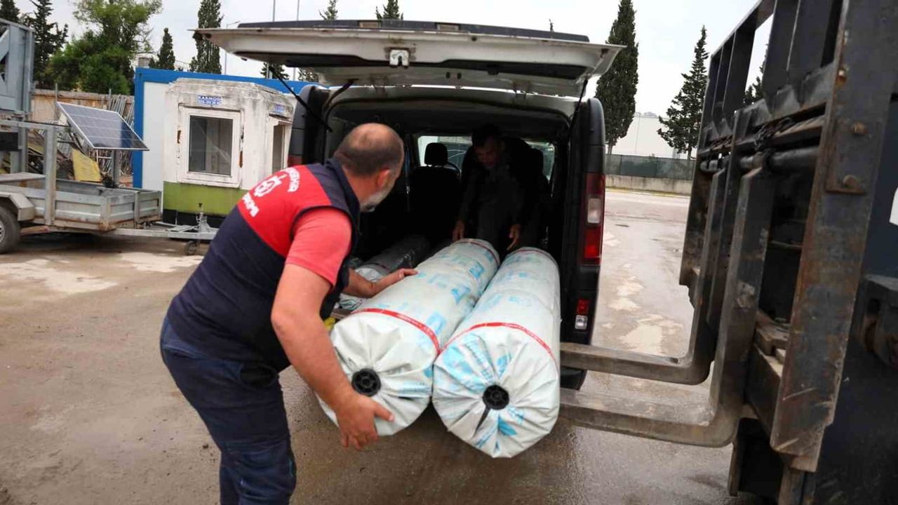 Kocaeli'de 244 üreticiye yüzde 75 hibeli sera naylonu desteği başladı