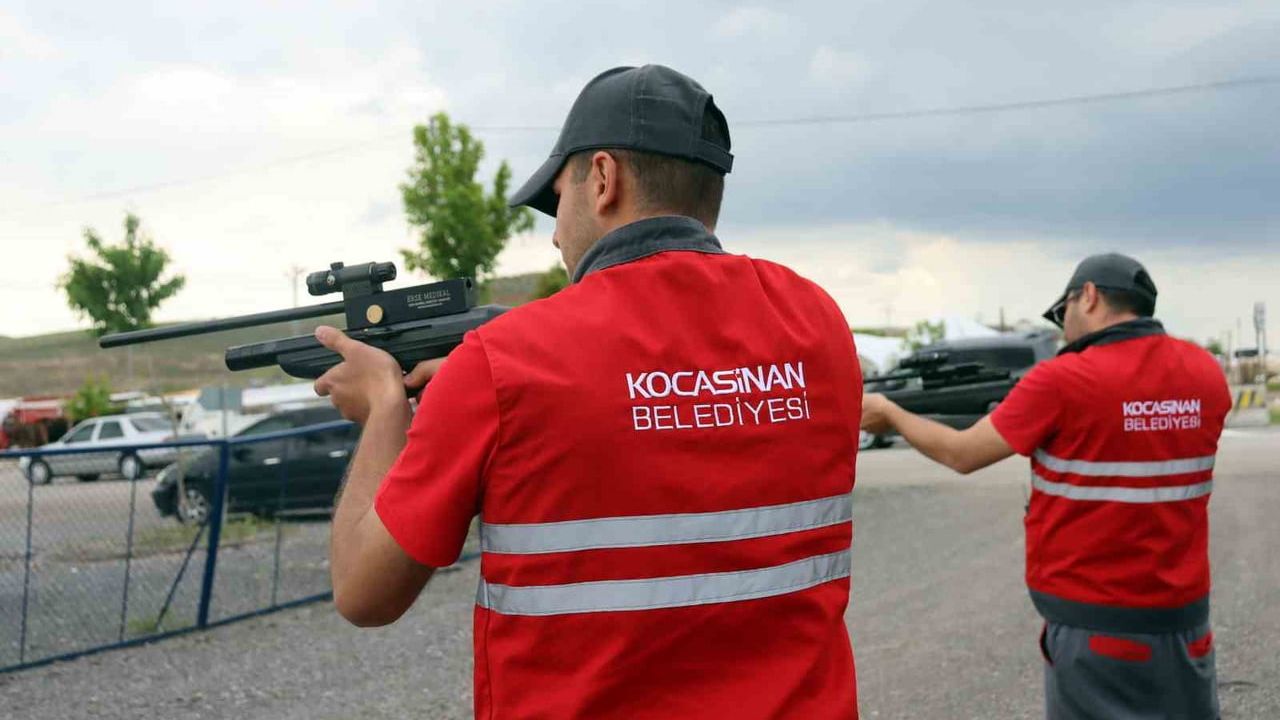 Kocasinan Belediyesi'nin kurban yakalama timi komando eğitimleriyle bayrama hazırlanıyor