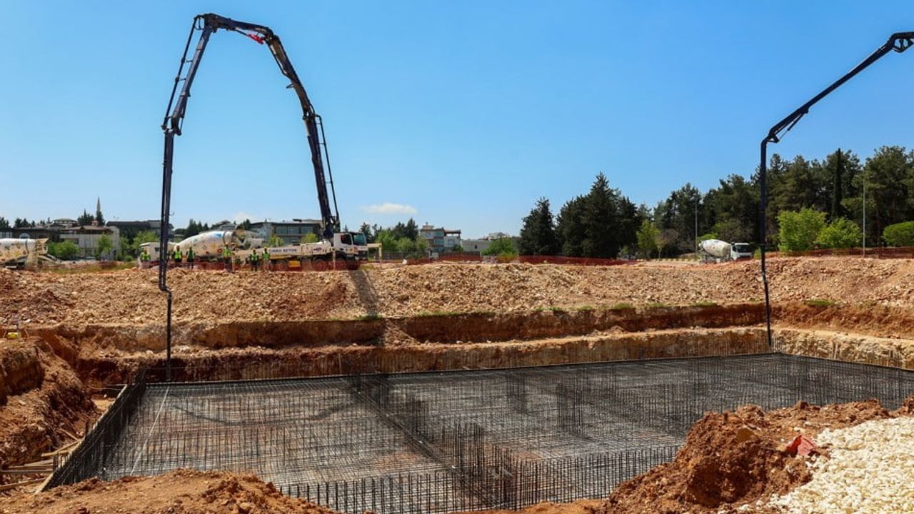 Konukoğlu Taziye Evi'nin temeli törenle atıldı