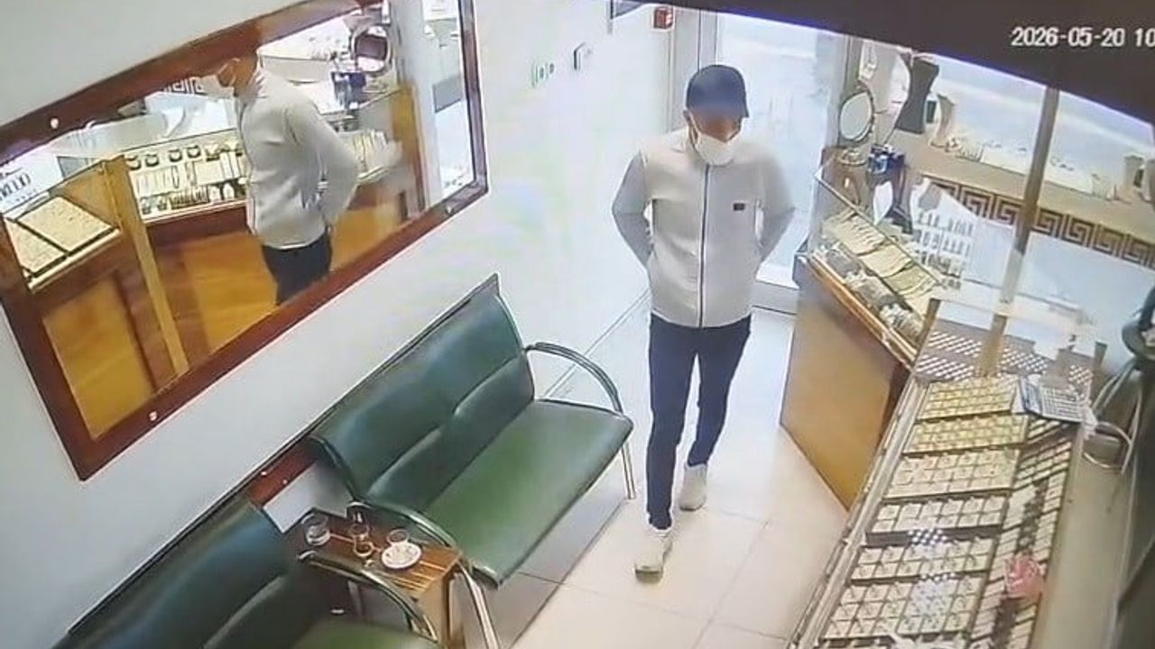Konya'da 'eşime sürpriz' bahanesiyle kuyumcudan pırlanta çalan şüpheli tutuklandı