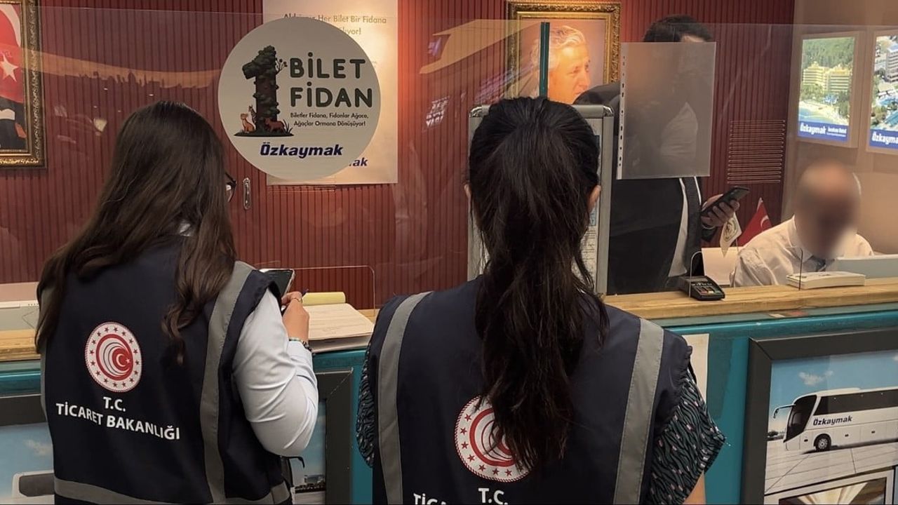 Konya Otogarı'nda Kurban Bayramı Öncesi Ücret ve Etiket Denetimi