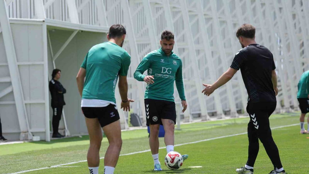 Konyaspor, Trabzonspor ile 22 Mayıs'taki Ziraat Türkiye Kupası Finali İçin Hazırlıklarını Sürdürdü