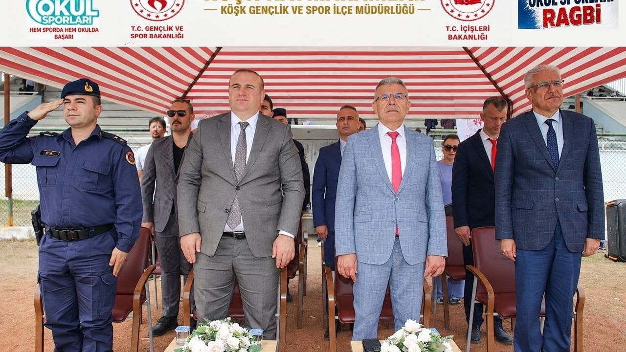 Köşk’te Okul Sporları Ragbi Yıldızlar-Küçükler Grup Yarışmaları başladı