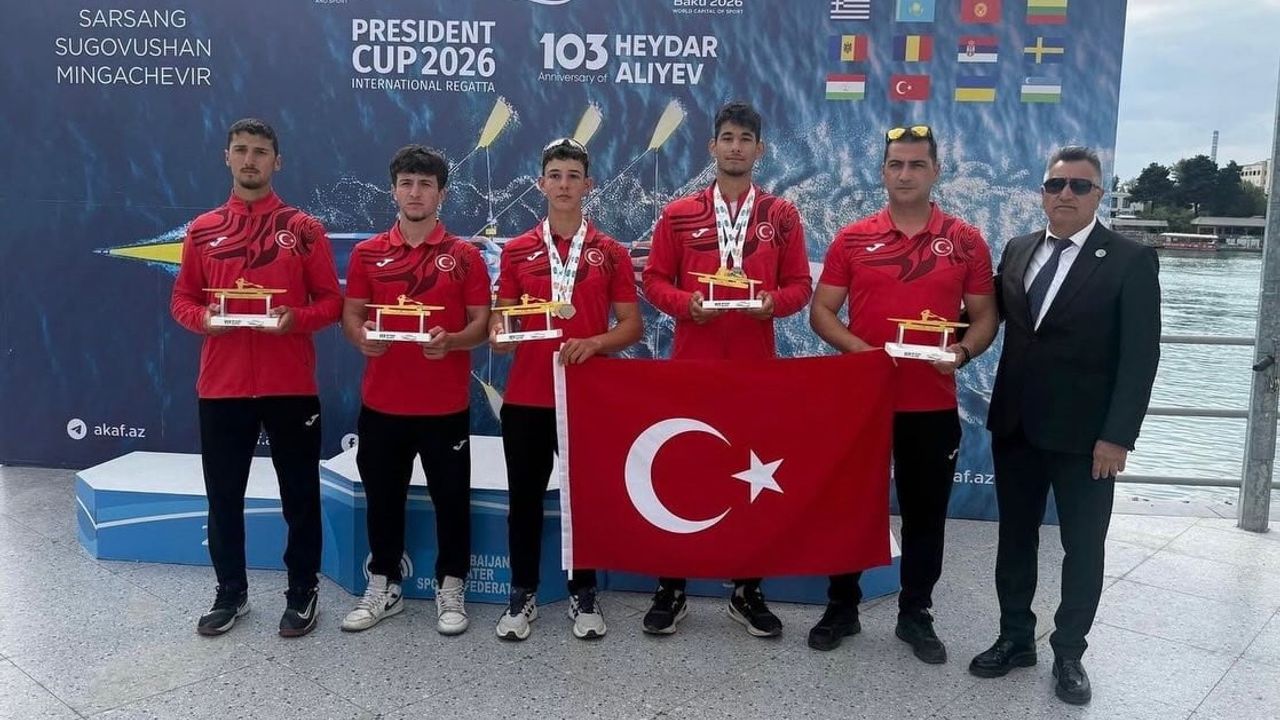 Köyceğizli kanocu Poyraz Yıldırım, Azerbaycan Başkanlık Kupası'nda 1 altın 2 gümüş kazandı