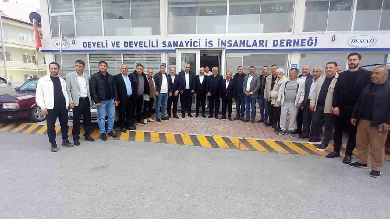 KTB Başkanı Recep Bağlamış Develi'de Sanayici ve İş İnsanlarıyla Görüştü