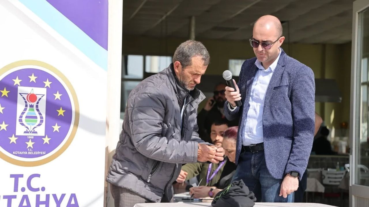 Kütahya'da küçükbaş hayvan padokları için kura çekimi yapıldı