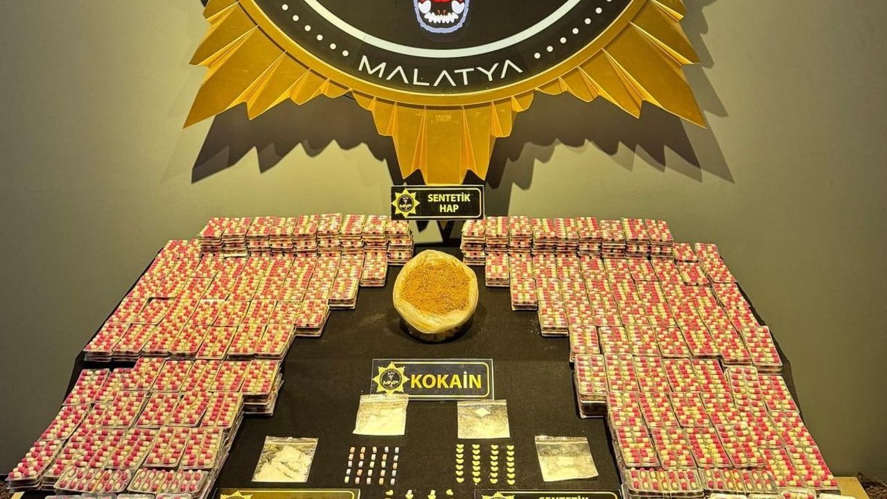 Malatya'da 'torbacı' operasyonu: 10 gözaltı ve ele geçirilen maddeler