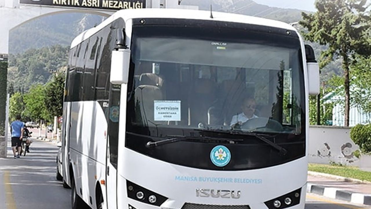 Manisa Büyükşehir’den Kurban Bayramı’nda Ücretsiz Mezarlık Seferleri