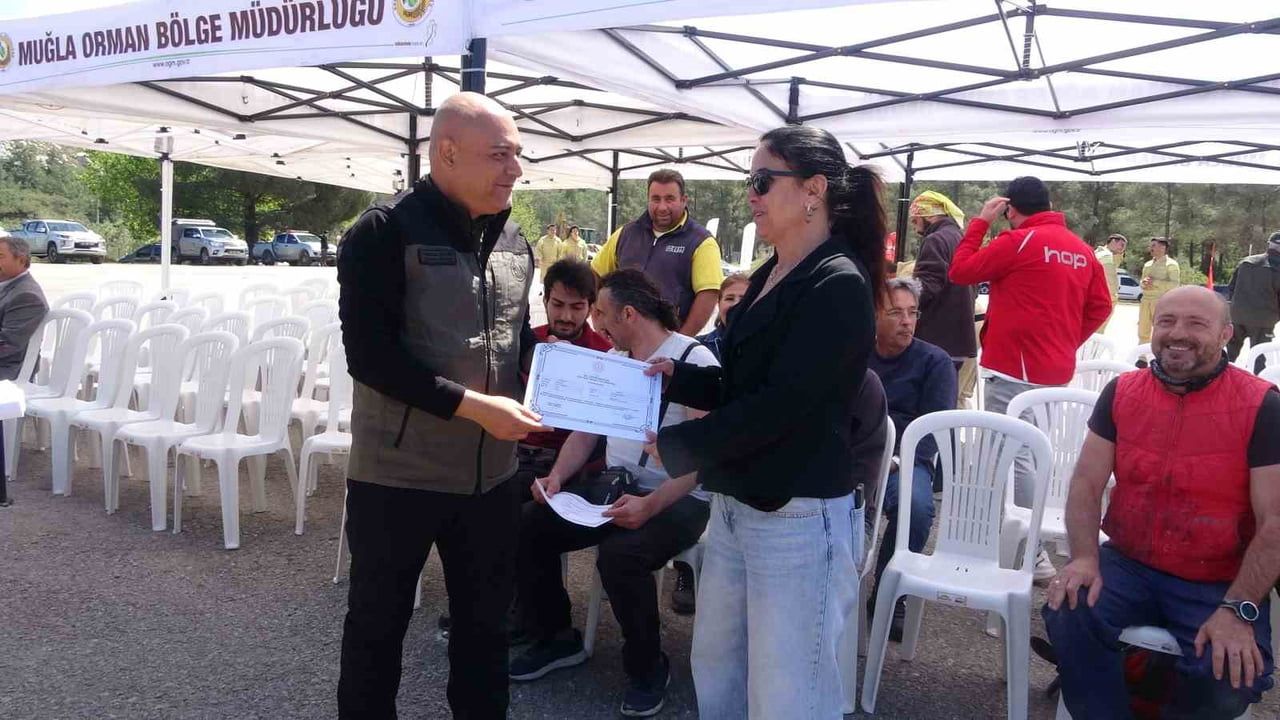 Marmaris'te yangın sezonu öncesi 'Yangın İşbaşı Eğitimleri' başladı