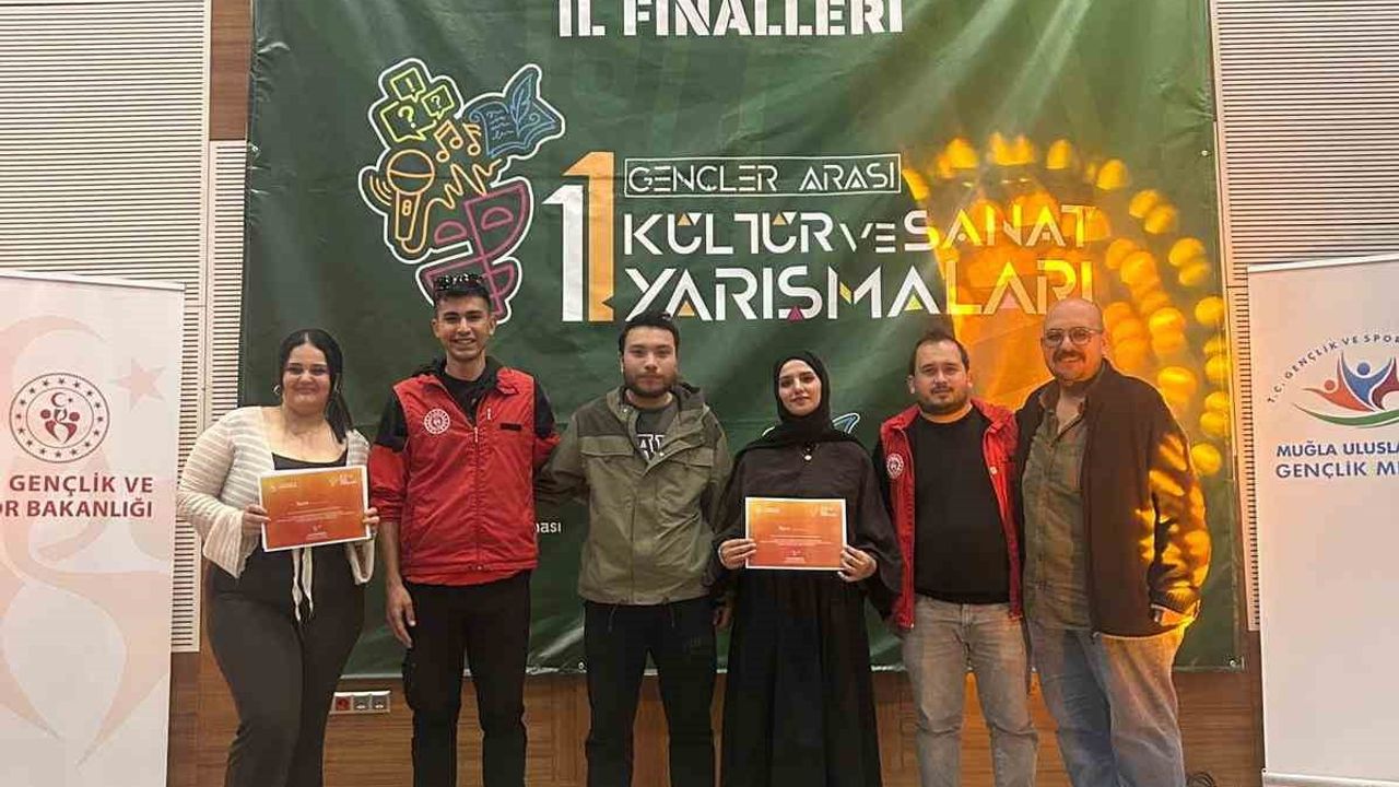 Menteşeli Gençler 11. Gençler Arası Kültür ve Sanat Yarışmaları'nda Türk Müziği Dalında Türkiye 3.’sü