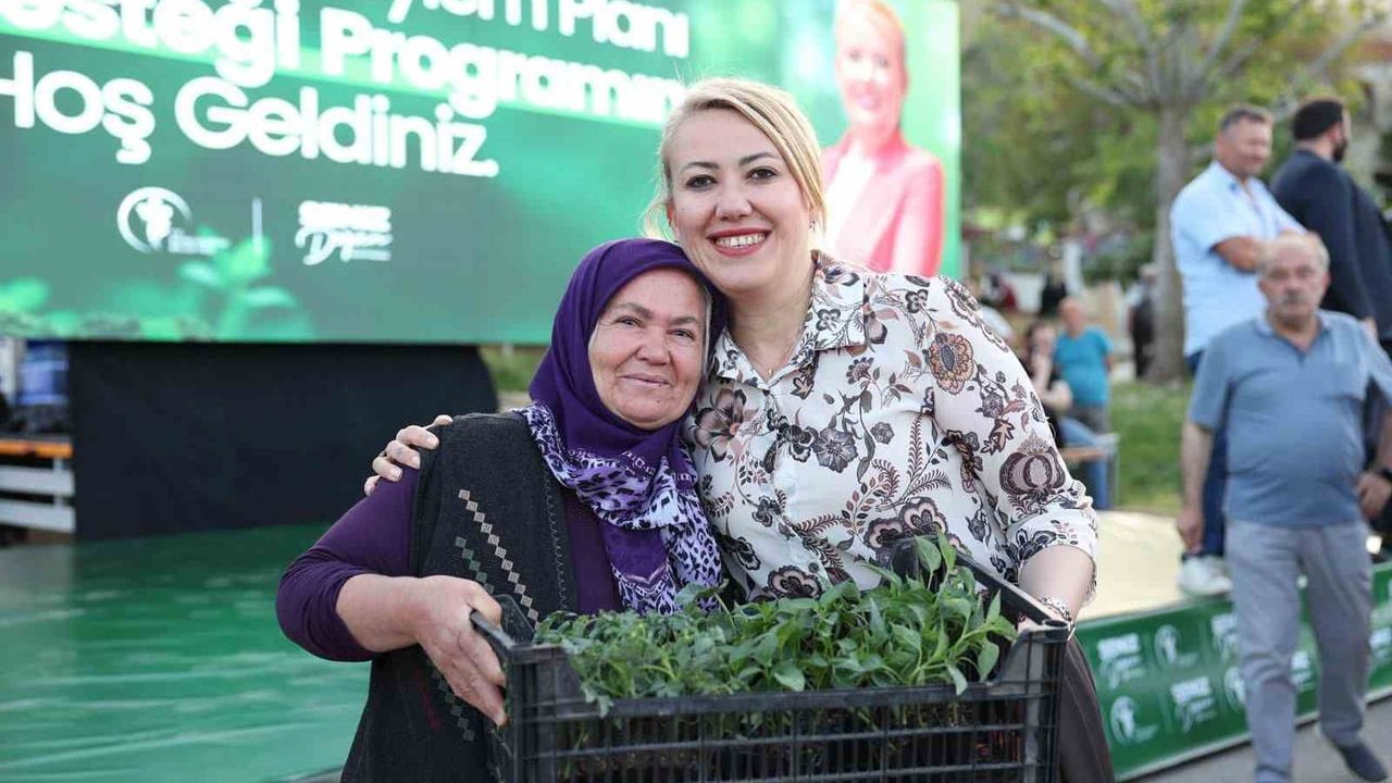 Merkezefendi Belediyesi, Kırsal Kalkınma Eylem Planı kapsamında binlerce fide dağıttı