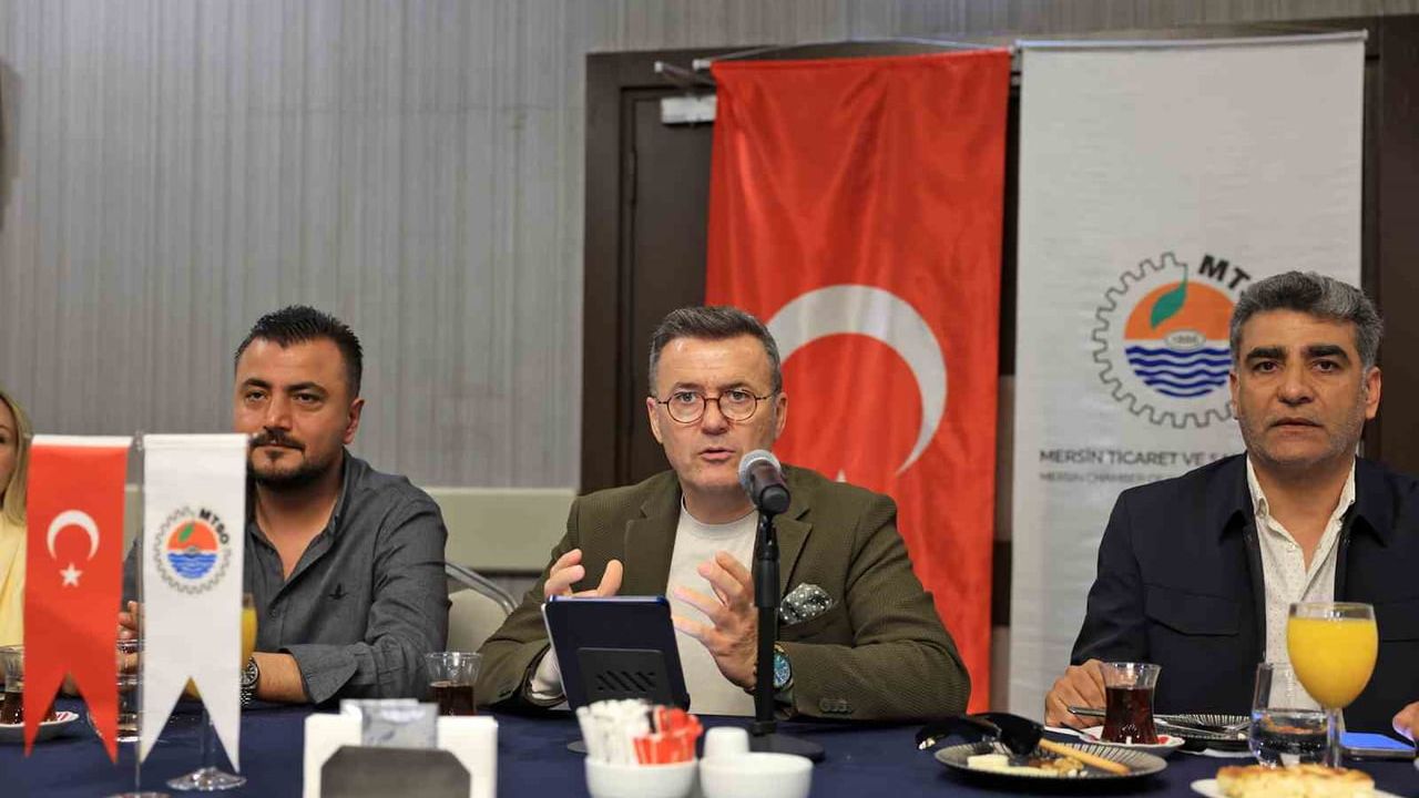 Mersin iş dünyası ortak akılla üretim, ihracat ve lojistiği değerlendirdi