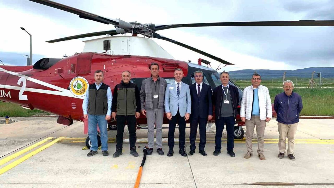 Merzifon'da AW-109 Yangın Söndürme Helikopteri Orta Karadeniz'e Konuşlandırıldı