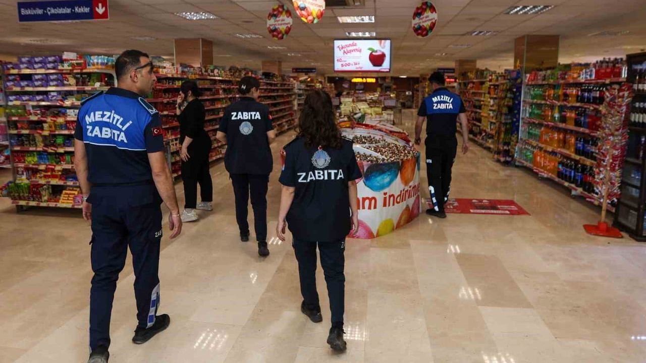Mezitli'de Kurban Bayramı Öncesi Kapsamlı Denetim: Market, Satış ve Kesim Alanlarında Kontroller